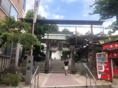 櫛田神社の鳥居