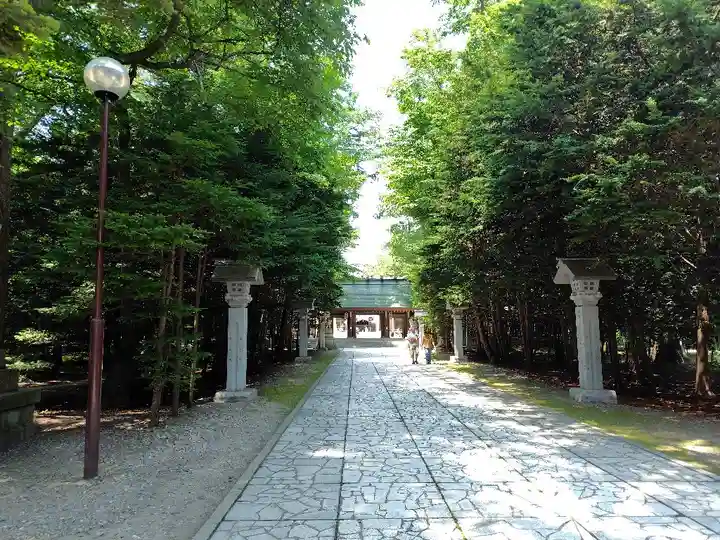 帯廣神社の景色