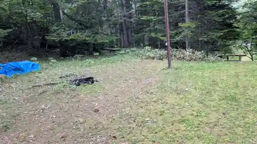 糠平神社の庭園