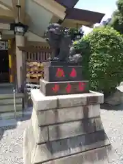 天祖諏訪神社の狛犬
