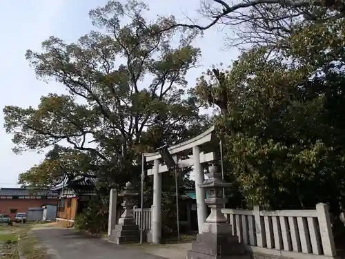 石上市神社の鳥居