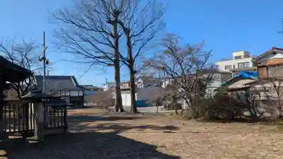 大我井神社の庭園
