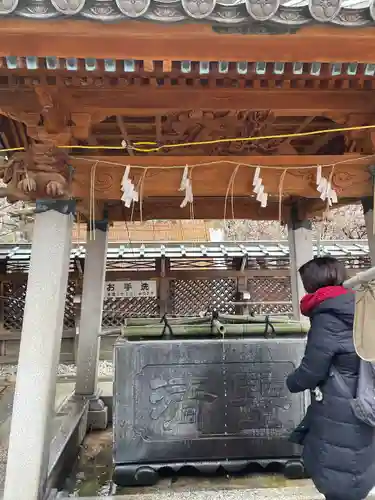 湯島天満宮の手水