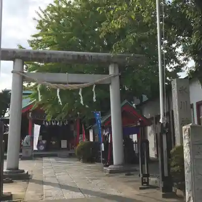 葛飾氷川神社の鳥居