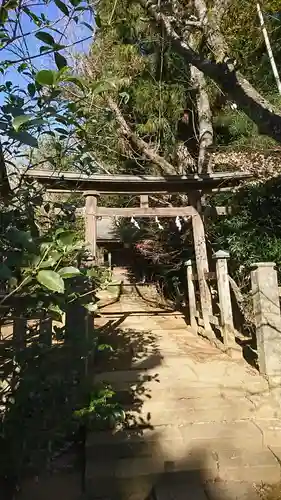 松虫寺の鳥居