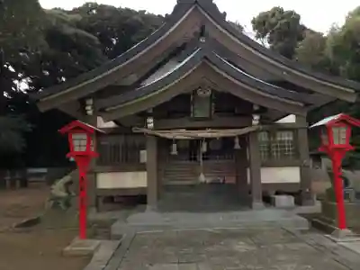 織幡神社の本殿・本堂