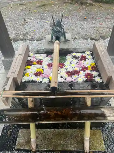 廣瀬神社の手水舎