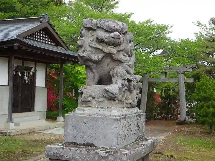 新町神炊館神社の狛犬