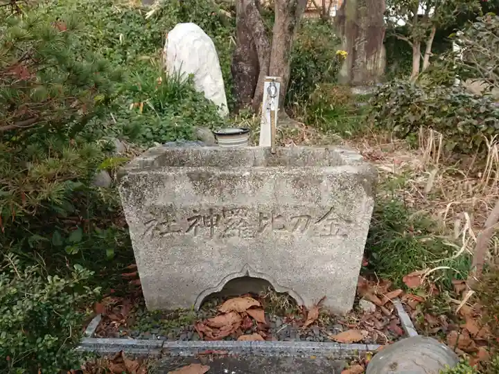 金刀比羅神社の手水舎