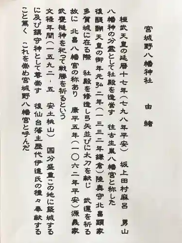 宮城野八幡神社(宮城県)