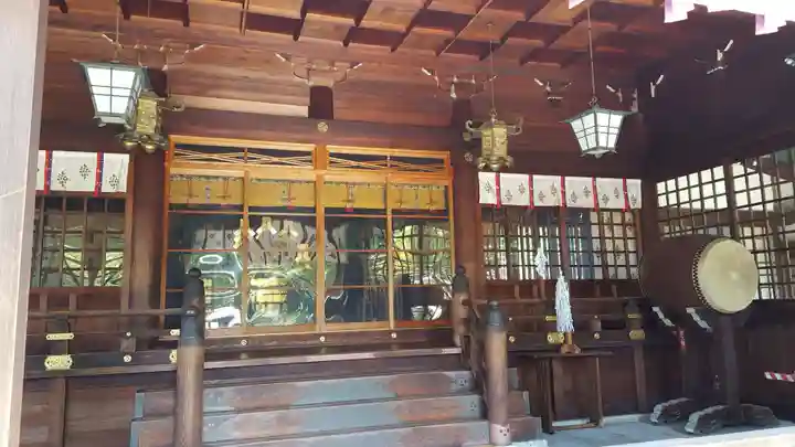 溝旗神社(肇國神社)の本殿・本堂