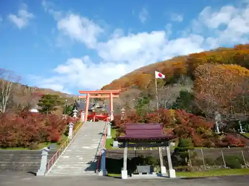 羅臼神社の鳥居