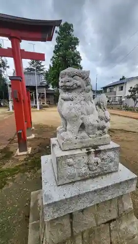 八幡神社の狛犬