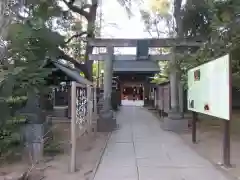 赤坂氷川神社の鳥居