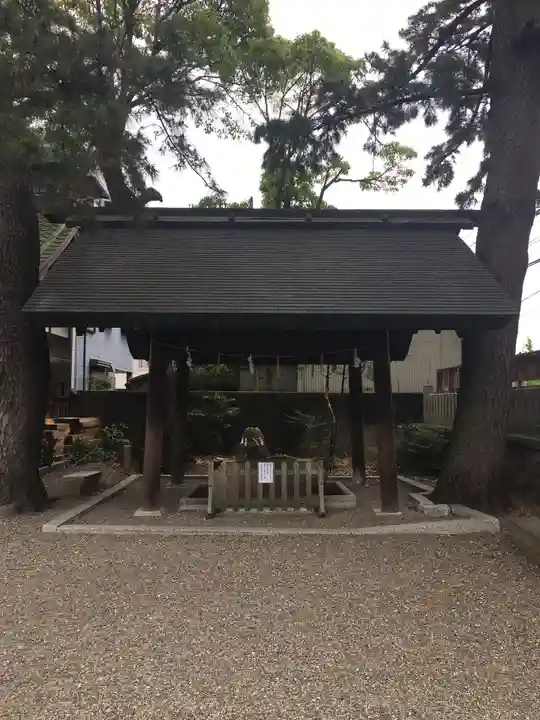 安久美神戸神明社の手水舎