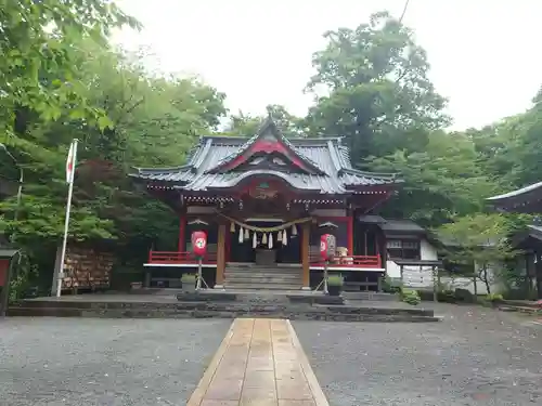 山中諏訪神社の本殿