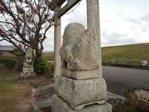 蛭子神社（中島）の狛犬