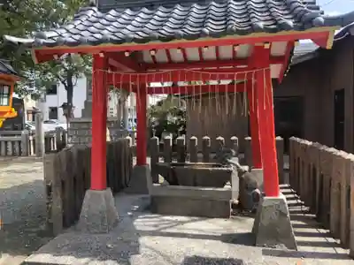 西長洲八幡神社の手水舎
