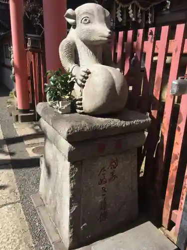 柳森神社の狛犬