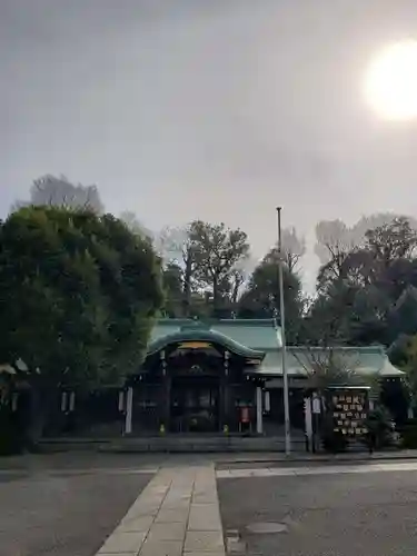 白金氷川神社の本殿・本堂