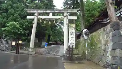 諏訪大社下社春宮の鳥居