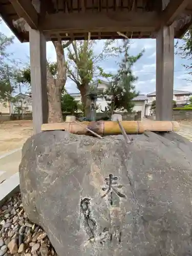 聖神社の手水