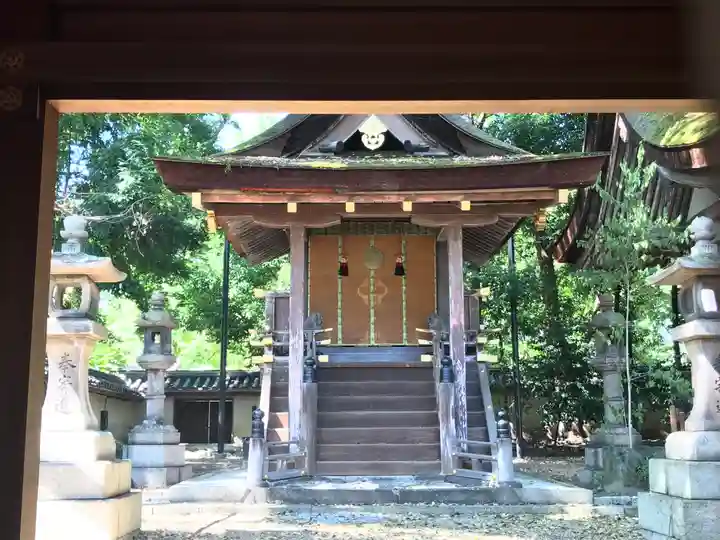 杭全神社の本殿・本堂