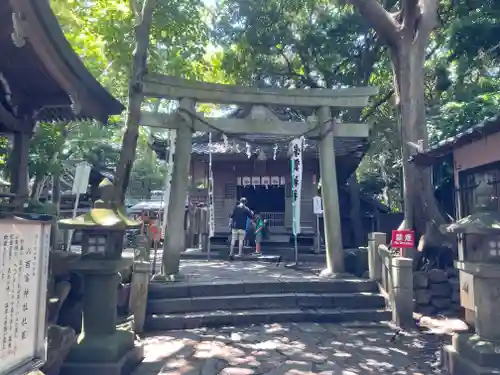 八百富神社の鳥居