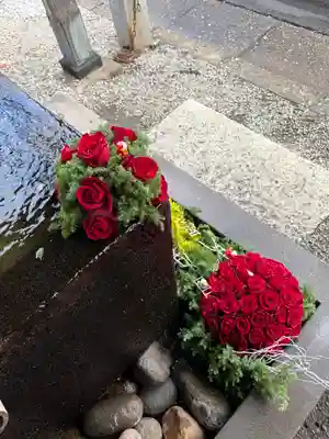 上尾御嶽神社の手水舎
