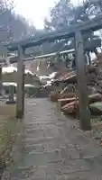 温泉神社の鳥居