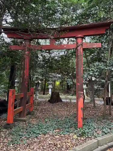 道野辺八幡宮の鳥居