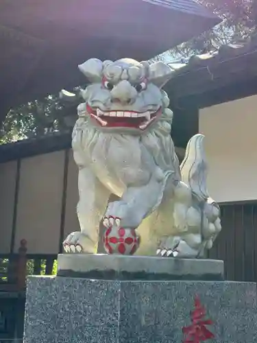 産泰神社の狛犬