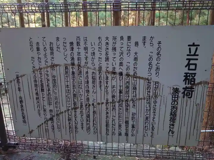 立石稲荷の歴史