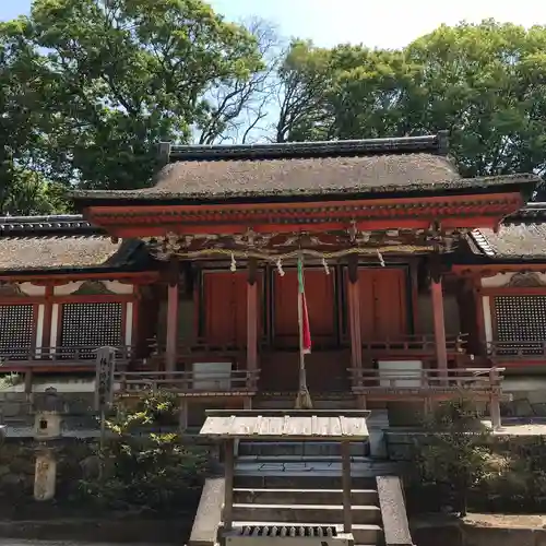 休ヶ岡八幡宮（薬師寺境内社）の本殿