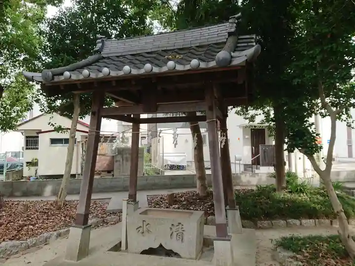 八幡社(日比津八幡社)の手水舎