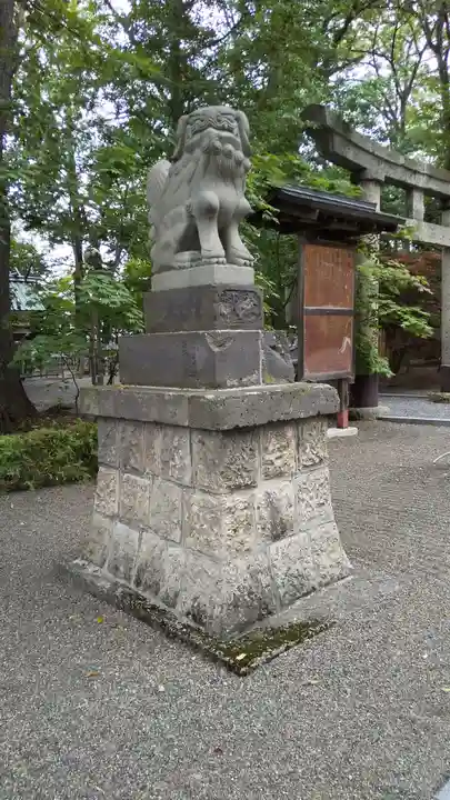 旭川神社の狛犬