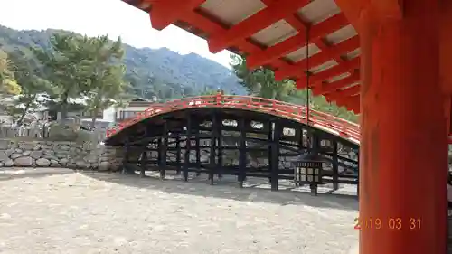 厳島神社の庭園