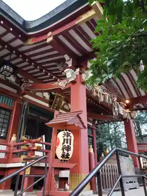 中野氷川神社の本殿・本堂
