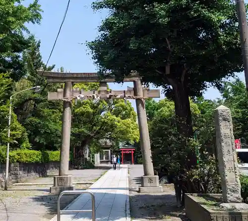 稲毛神社の鳥居