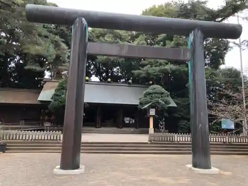 埼玉縣護國神社の鳥居