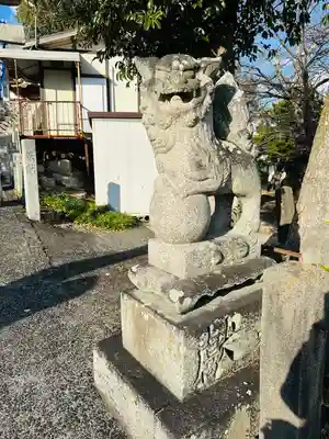 岩国白蛇神社の狛犬