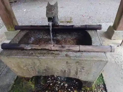 丹生川上神社（下社）の手水舎