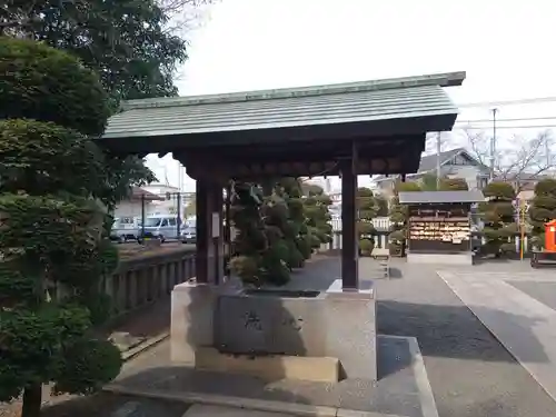 公所浅間神社の手水舎