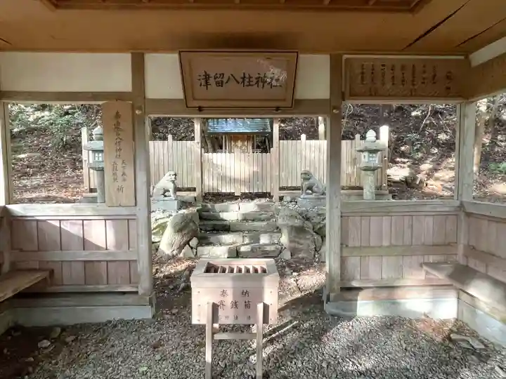 津留八柱神社の本殿・本堂