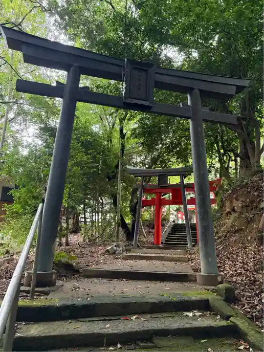大學稲荷神社の鳥居