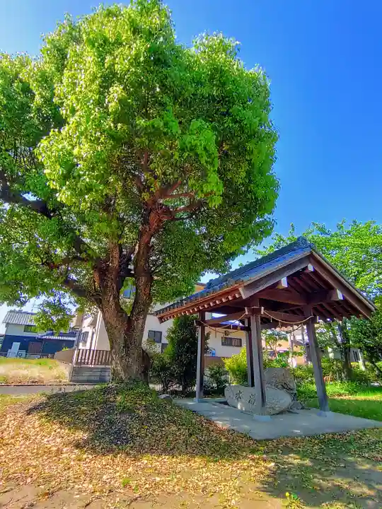 神明社(萩原町河田方)の手水舎