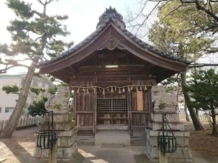 彦丸田神社の本殿・本堂
