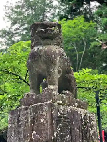 北口本宮冨士浅間神社の狛犬