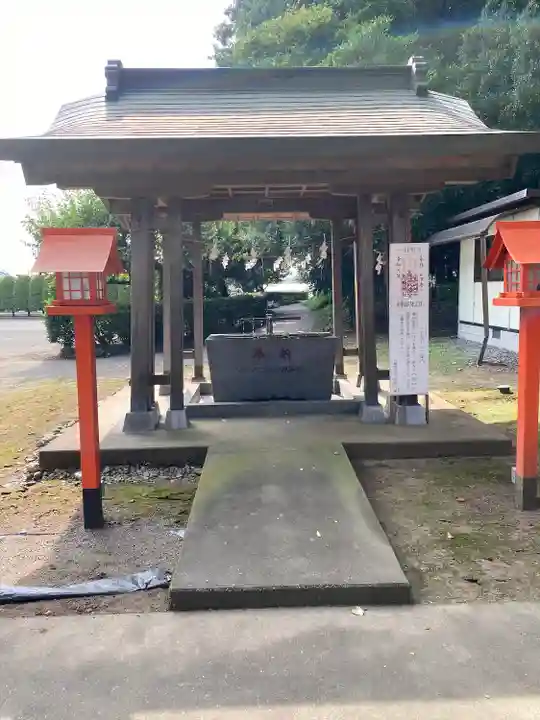 長沼八幡宮の手水舎