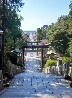宮地嶽神社の鳥居